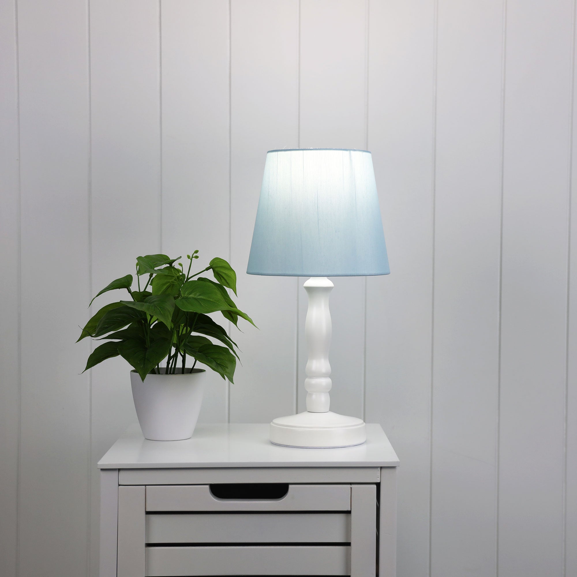 Rosalie 27 White Table Lamp Base Only B22